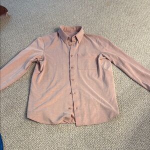 Lululemon Athletica Tan Casual Button Down Shirt